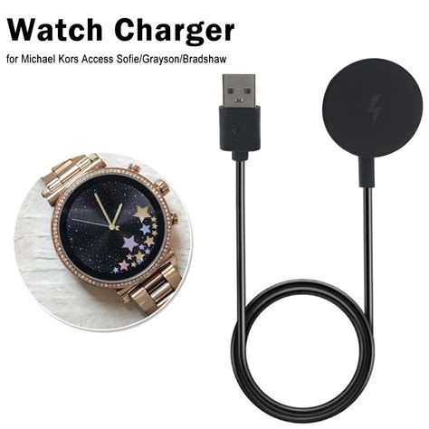 michael kors smart watch charging stand|michael kors access bradshaw charger.